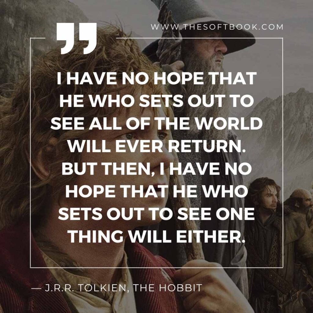 ― J.R.R. Tolkien, The Hobbit quotes (6)