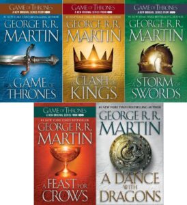 A Song of Ice and Fire Series By George R.R Martin - best book series for adults