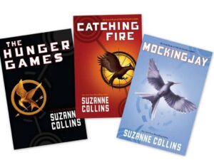 the hunger games by Suzanne Collins - best book series for adults
