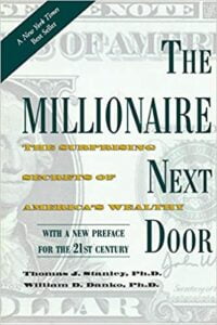 the millionaire next door by thomas stanley - books like rich dad poor dad