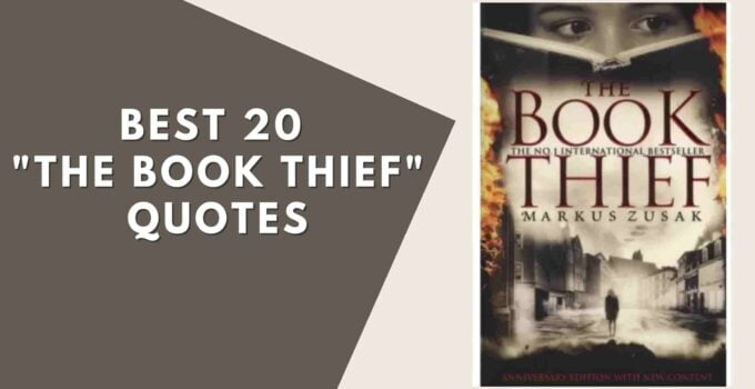 Best 20 "The Book Thief" Quotes
