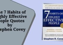 The 7 Habits of Highly Effective People Quotes by Stephen Covey