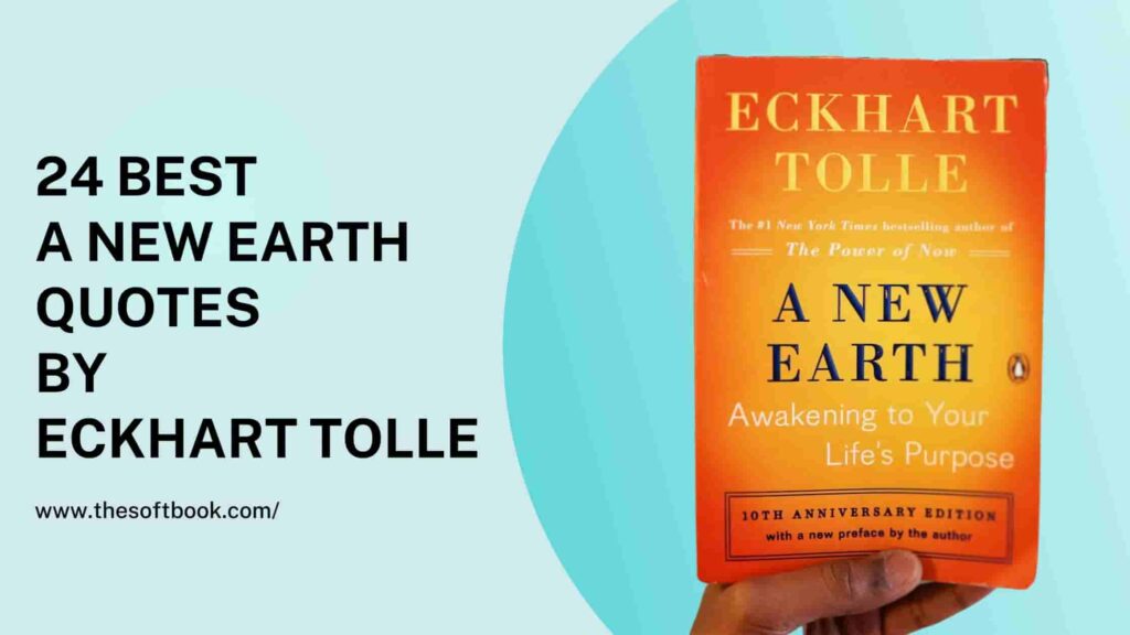 A new earth book with the a new earth quotes heading