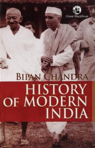 History of Modern India by Bipan Chandra