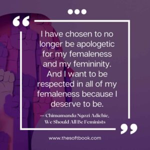 ― Chimamanda Ngozi Adichie, We Should All Be Feminists quotes (2)